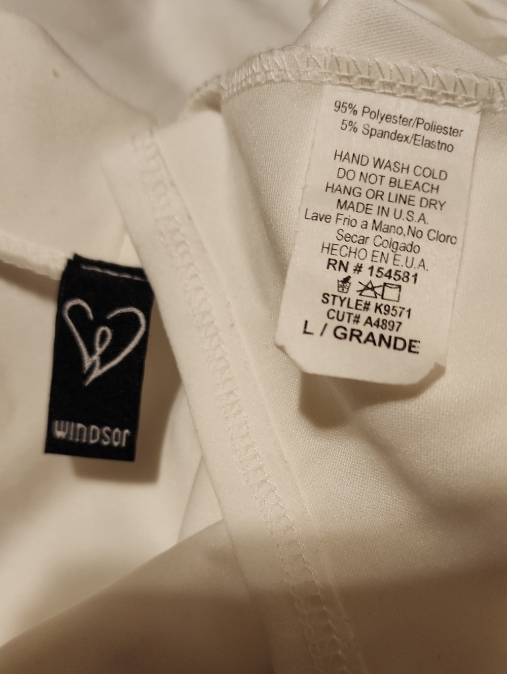 Windsor Ivory Asymmetrical High-Low Peplum Blazer Jacket Size Large NWOT - Picture 5 of 5
